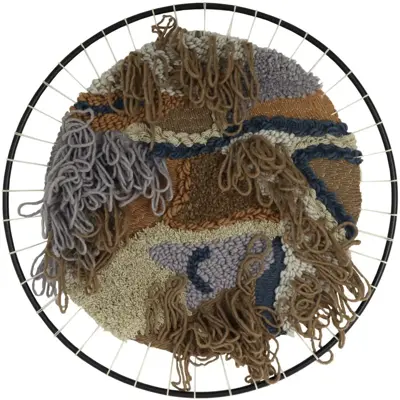 Kersten wanddoek stof vlakken 98x2cm multi