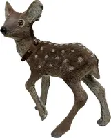 Kerstfiguur kunststof hert staand 51x20x58cm bruin - afbeelding 1