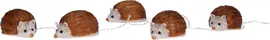 Kerstfiguur LED egel set van 5 stuks met 40 LED-lampjes - afbeelding 2