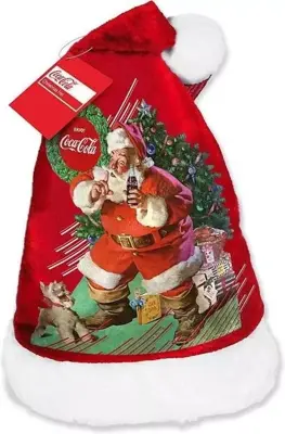 Kerstmuts coca-cola rood  - afbeelding 1