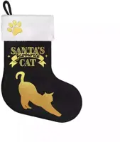 Kerstsok favourite cat black - afbeelding 1