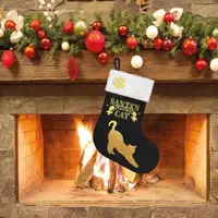Kerstsok favourite cat black - afbeelding 2