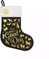 Kerstsok good dog l37b30cm - afbeelding 1