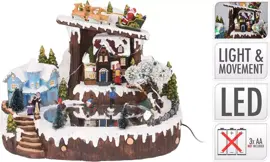 Kersttafereel hd 310x225x225mm - afbeelding 1