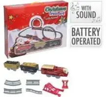 Kersttrein set van 57