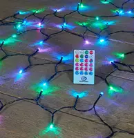 Kerstverlichting 180 LED snoer 8 kleuren met afstandsbediening 18 meter - afbeelding 1