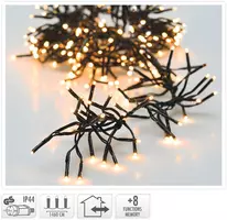 Kerstverlichting 2016 LED cluster warm wit 14,6 meter - afbeelding 1