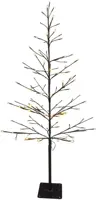 Kerstverlichting LED Boom 120 lampjes zwart 120cm x 3m snoer - afbeelding 2