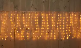 Kerstverlichting LED gordijn 1000 lampjes 500x50 cm - afbeelding 1
