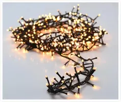 Kerstverlichting LED microcluster 200 lampjes 4m, warm wit - afbeelding 2