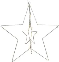 Kerstverlichting LED ster 3D 222 lampjes Ø 60cm - afbeelding 1