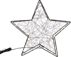 Kerstverlichting LED ster 80 lampjes Ø 38cm - afbeelding 1