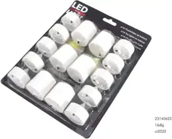 Kerstverlichting LED theelicht 16 stuks - afbeelding 1