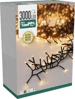 Kerstverlichting LED treecluster met 3000 lampjes extra warm - afbeelding 1