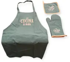 Keukentextiel cucina di mama schort ovenwand pannenlap kopen?