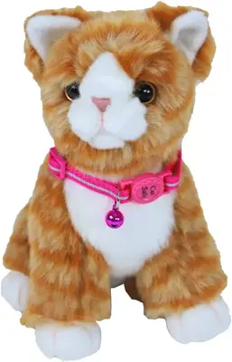 Kittenhalsband polyester neon, roze reflecterend - afbeelding 2