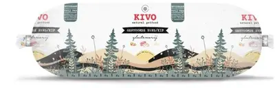 Kivo gestoomde rund & kip glutenvrij 600g