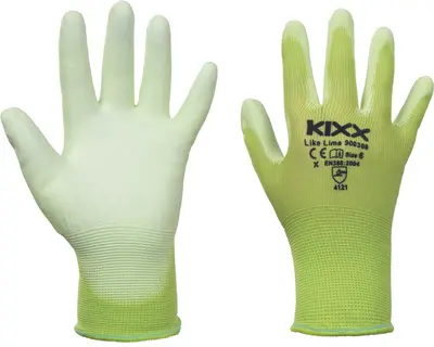 KIXX Tuinhandschoen Like Lime Maat 10