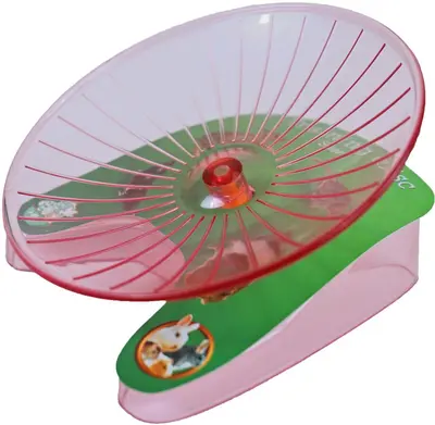 Knaagdier silent trainingsdisc 15 cm, roze. - afbeelding 2
