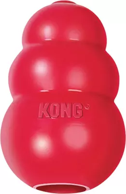 Kong hond Classic rubber “M”, rood - afbeelding 2