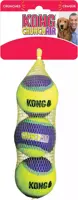 Kong hond Crunchair tennisbal, medium net a 3 stuks. - afbeelding 5