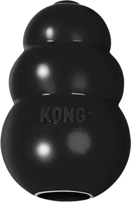 Kong hond Extreme rubber “M”, zwart - afbeelding 2