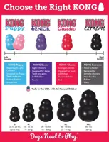 Kong hond Extreme rubber “M”, zwart - afbeelding 4