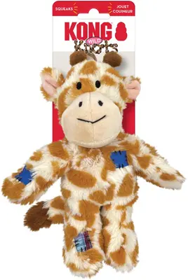 Kong Hond hondenspeelgoed wildknots giraffe small/med.
