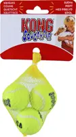 Kong hond Squeakair met piep X-small, net à 3 tennisballen (Ø 4 cm) - afbeelding 1