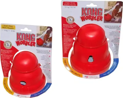 Kong hond Wobbler rood, small. - afbeelding 2