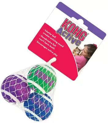 Kong kat Active, tennis balls with bells - afbeelding 6