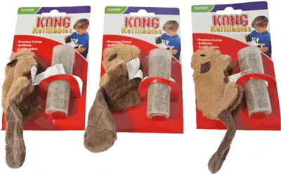 Kong kat Refillables catnip, bever - afbeelding 3