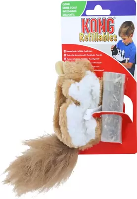 Kong kat Refillables catnip, eekhoorn - afbeelding 1