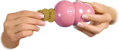 Kong Stuff'n puppy snacks kip & rijst 198g - S - afbeelding 4