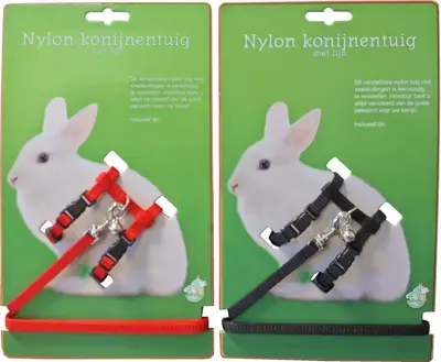 Konijnentuig met lijn, rood - afbeelding 2