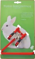 Konijnentuig met lijn, rood - afbeelding 1