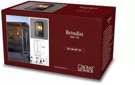 Konstsmide Brindisi Wandlamp Zwart 13x26cm  - afbeelding 3