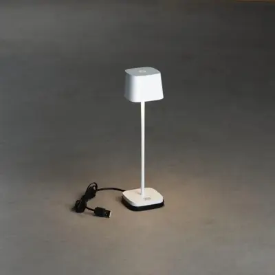 Konstsmide Capri Mini USB oplaadbaar 25 x 7 cm wit - afbeelding 5