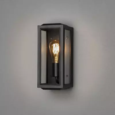 Konstsmide Carpi wandlamp zwart h30cm - afbeelding 2