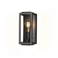 Konstsmide Carpi wandlamp zwart h30cm - afbeelding 1