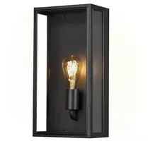 Konstsmide Carpi wandlamp zwart h40cm