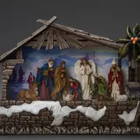 Konstsmide kerststal waterlantaarn op batterijen - afbeelding 3