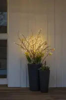 Konstsmide LED decoratietak staal bruin Ø 45 x 100 cm, warm wit - afbeelding 4