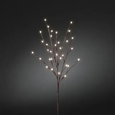 Konstsmide LED decoratietak staal bruin Ø 45 x 100 cm, warm wit - afbeelding 2