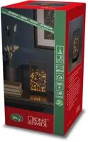 Konstsmide LED glazen lantaarn 80 lampjes 11 x 20 cm, amberkleurig - afbeelding 4