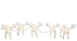 Konstsmide LED kerstfiguren acryl 5 elanden 15,5 x 13cm - afbeelding 1