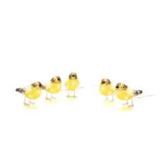 Konstsmide LED kerstfiguren acryl 5 koolmeesjes 16 x 10cm - afbeelding 1