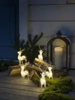 Konstsmide LED kerstfiguren acryl 5 rendieren 17 x 13cm - afbeelding 3
