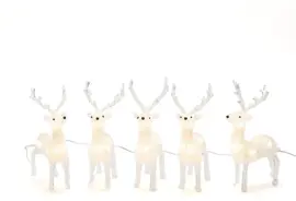 Konstsmide LED kerstfiguren acryl 5 rendieren 17 x 13cm - afbeelding 1