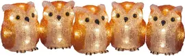 Konstsmide LED kerstfiguren acryl 5 uilen 7,5 x 10cm - afbeelding 2